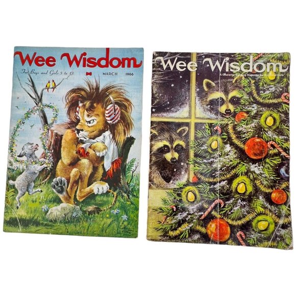 Vintage Wee Wisdom Childrens Magazine Lot Of 7  Issues 1950s 1960s 1970s - Picture 10 of 13